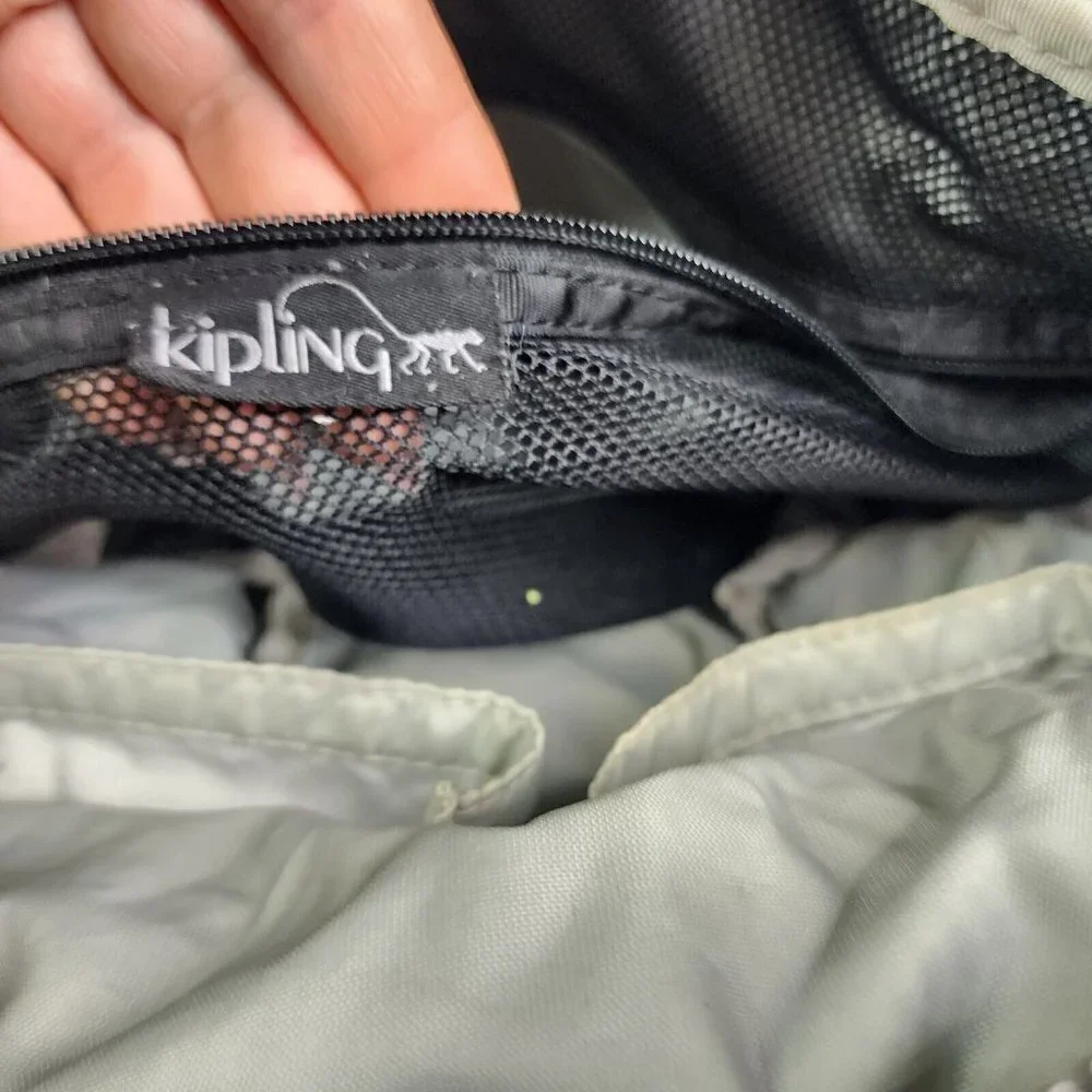 Kipling Baby L‎ Diaper Bag Travel Commuter Briefcase School Black Nylon Black